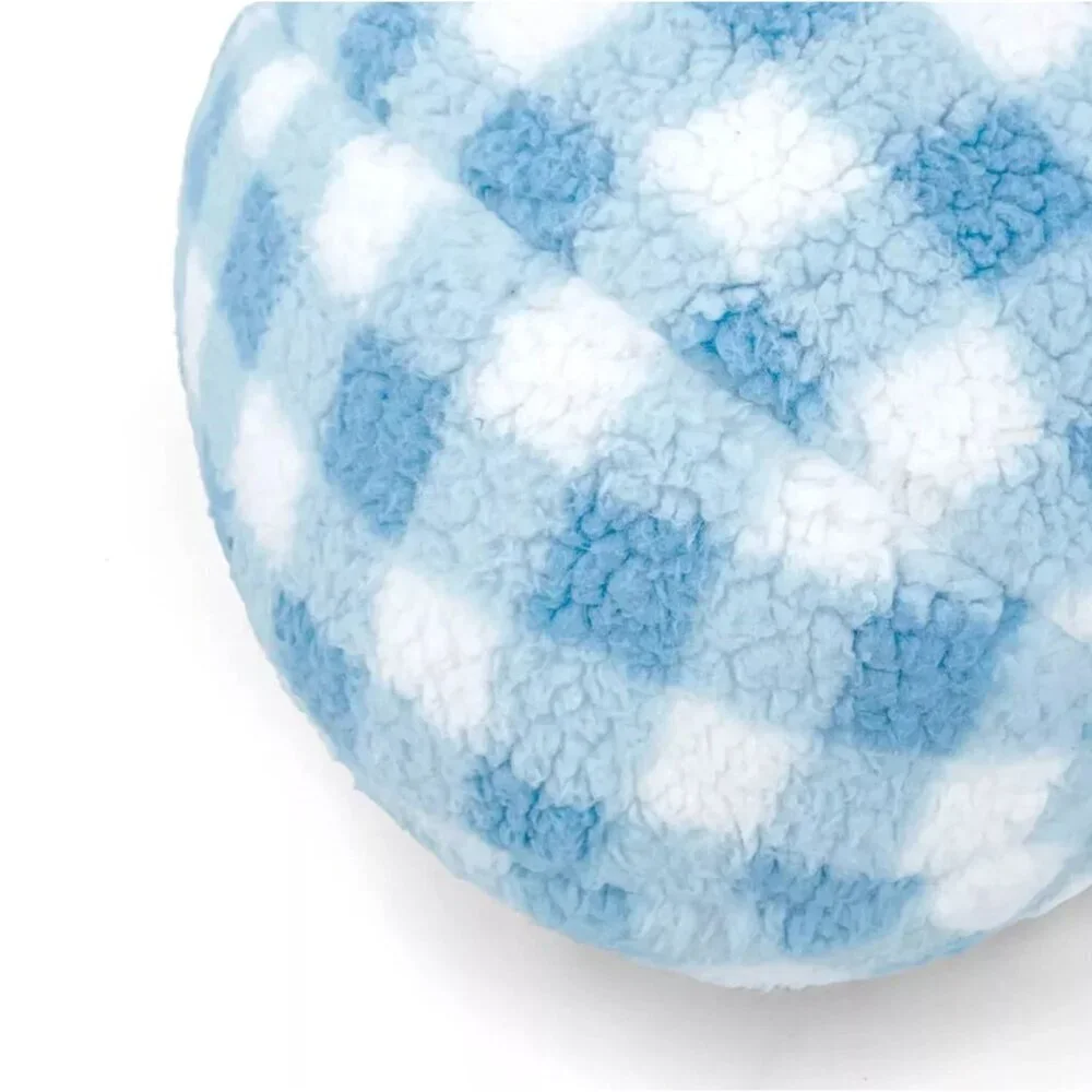 Target Comp Bid Blue Gingham Easter Egg Plush Throw Pillow 10.75